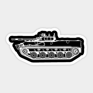 BMD4 amphibious infantry fighting vehicle tank Sticker